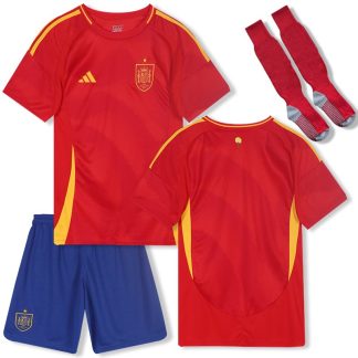 Kaufe Kinder Spanien Heimtrikot für EURO 2024 - Rot