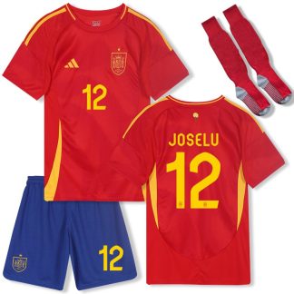 Kinder Fußball-Trikots aus Spanien Joselu 12 Heimtrikot EM 2024 online kaufen