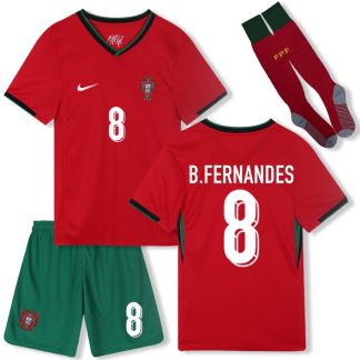 Kinder Portugal B.Fernandes 8 Heimtrikot für EM 2024