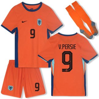 Niederlande Heimtrikot EURO 2024 Kinder Trikotsatz - V.Persie 9