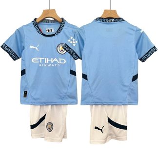 Manchester City Heimtrikot 2024/25 Trikotsatz für Kinder