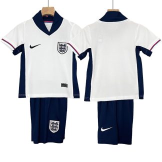 Personalisierte Fußballtrikot England Trikot Home EM 2024 für Kinder