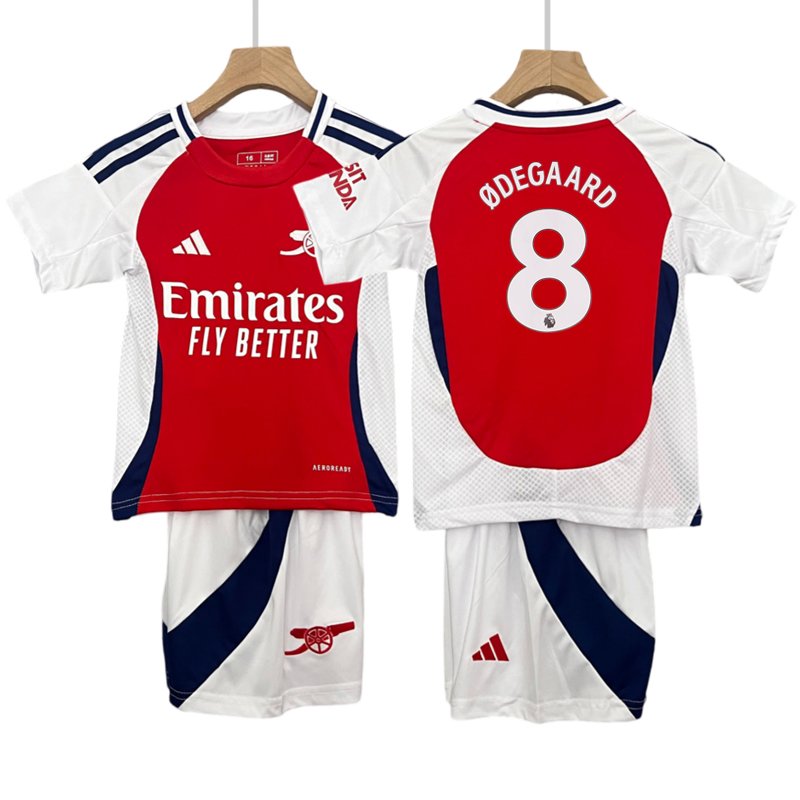 Kinder Arsenal 24/25 Heimtrikot mit Aufdruck Ødegaard #8