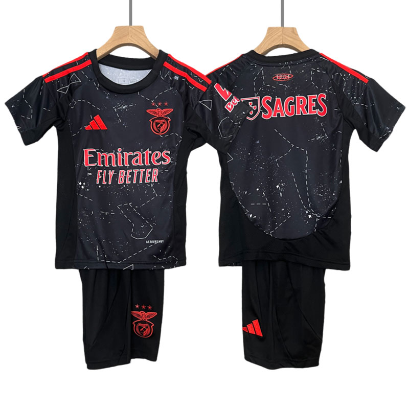 Kinder Fussball Trikot Benfica Auswärts Saison 2024/25