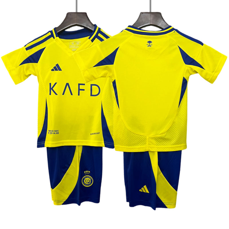 Al Nassr FC Trikotsatz Kinder 2024-2025 Heimtrikot - Gelb