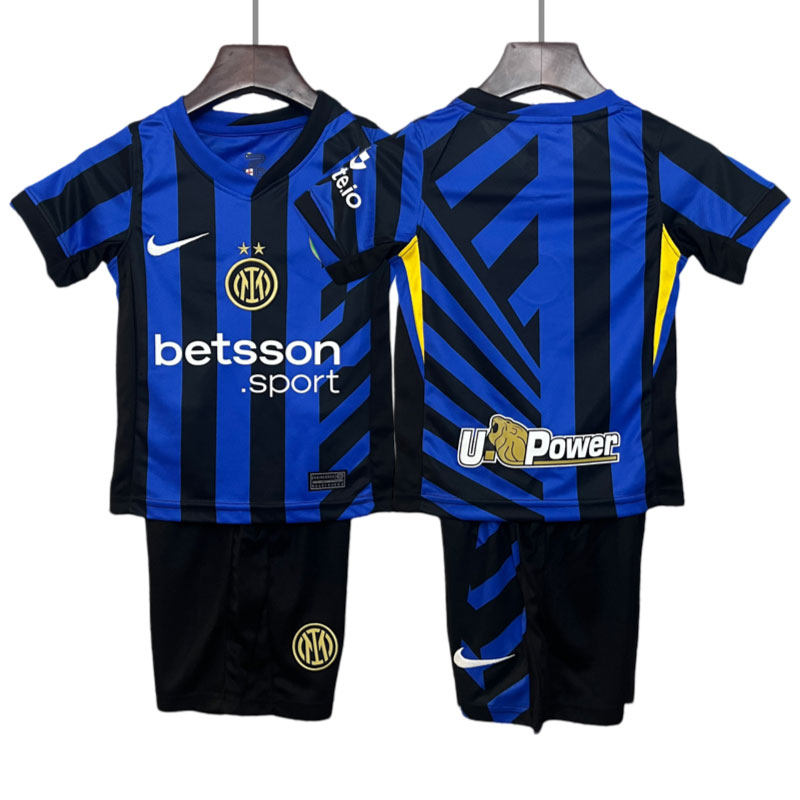 Kinderheim Trikot Inter Milan 2024/25 Trikotsatz Sets