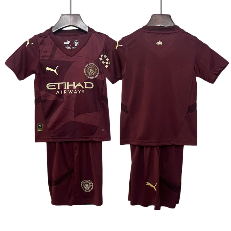 Manchester City 2024/25 Ausweichtrikot Kinder